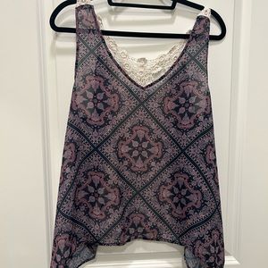 Cute see though back tank